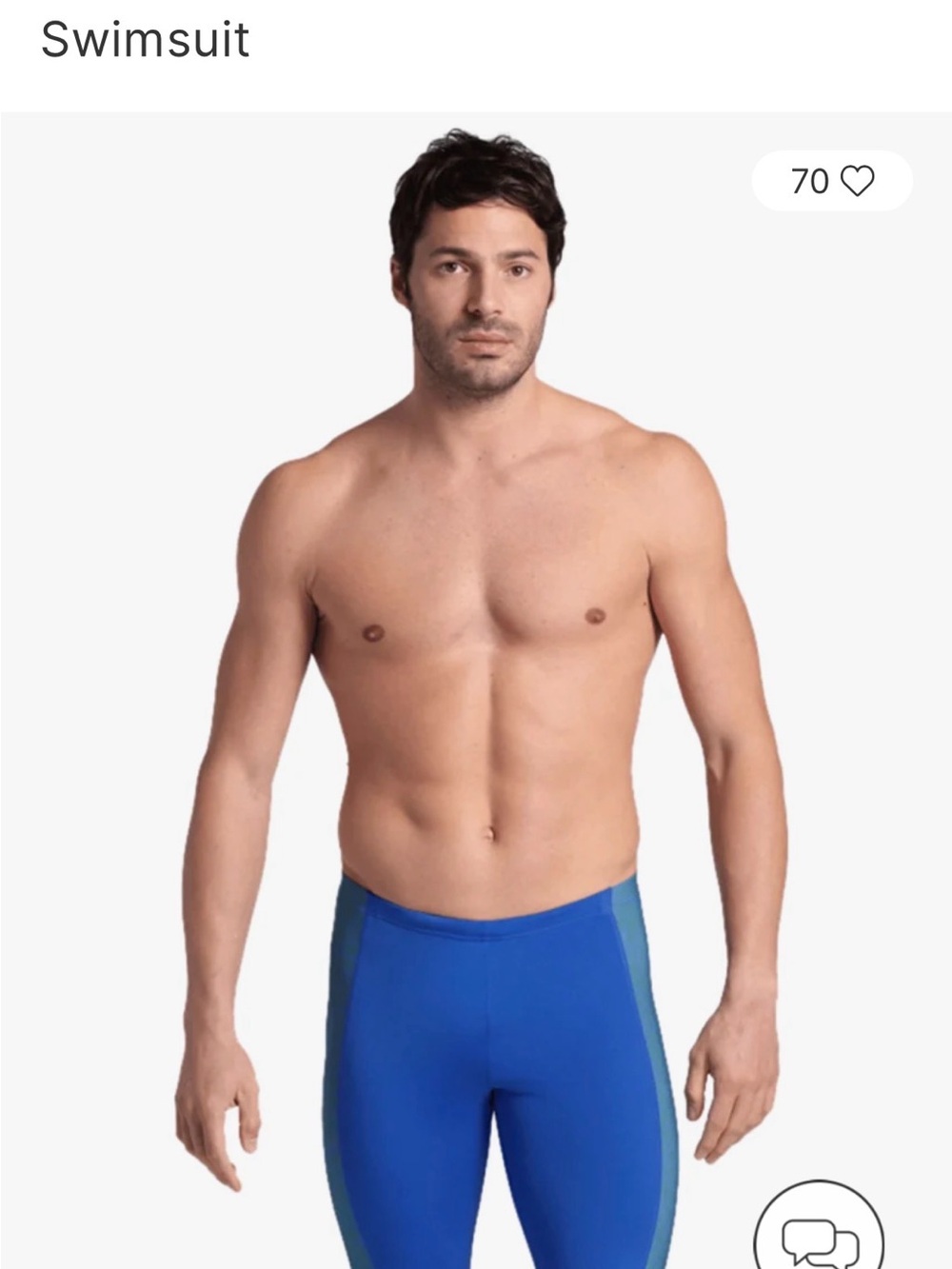 Men's Abstract Tiles Jammer Swimsuit - Picture 3 of 6